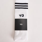 Calzini uomo bianchi a coste KS1458 WHITE Y-3 