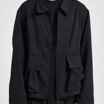 Giacca uomo con colletto nera KS7648 BLACK Y-3 