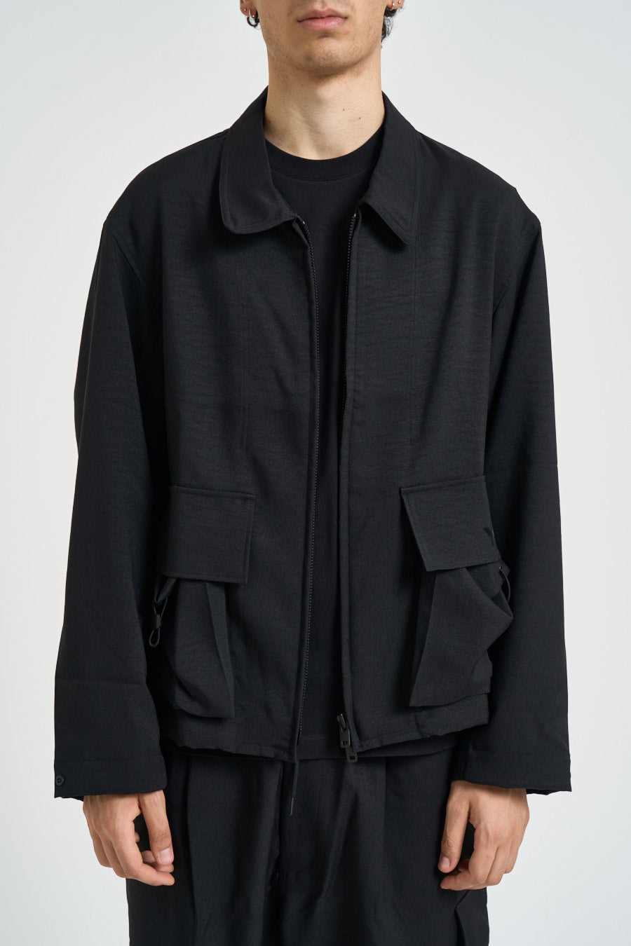 Giacca uomo con colletto nera KS7648 BLACK Y-3 