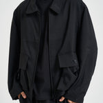 Giacca uomo con colletto nera KS7648 BLACK Y-3 