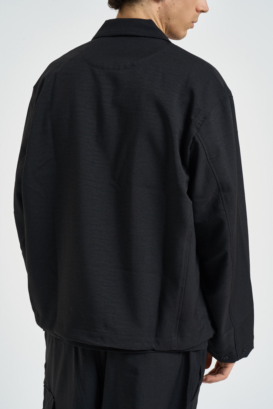 Giacca uomo con colletto nera KS7648 BLACK Y-3 