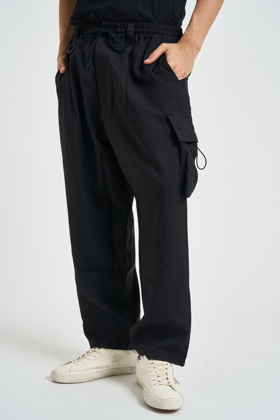 Pantalone uomo over fit nero KS7654 BLACK Y-3 