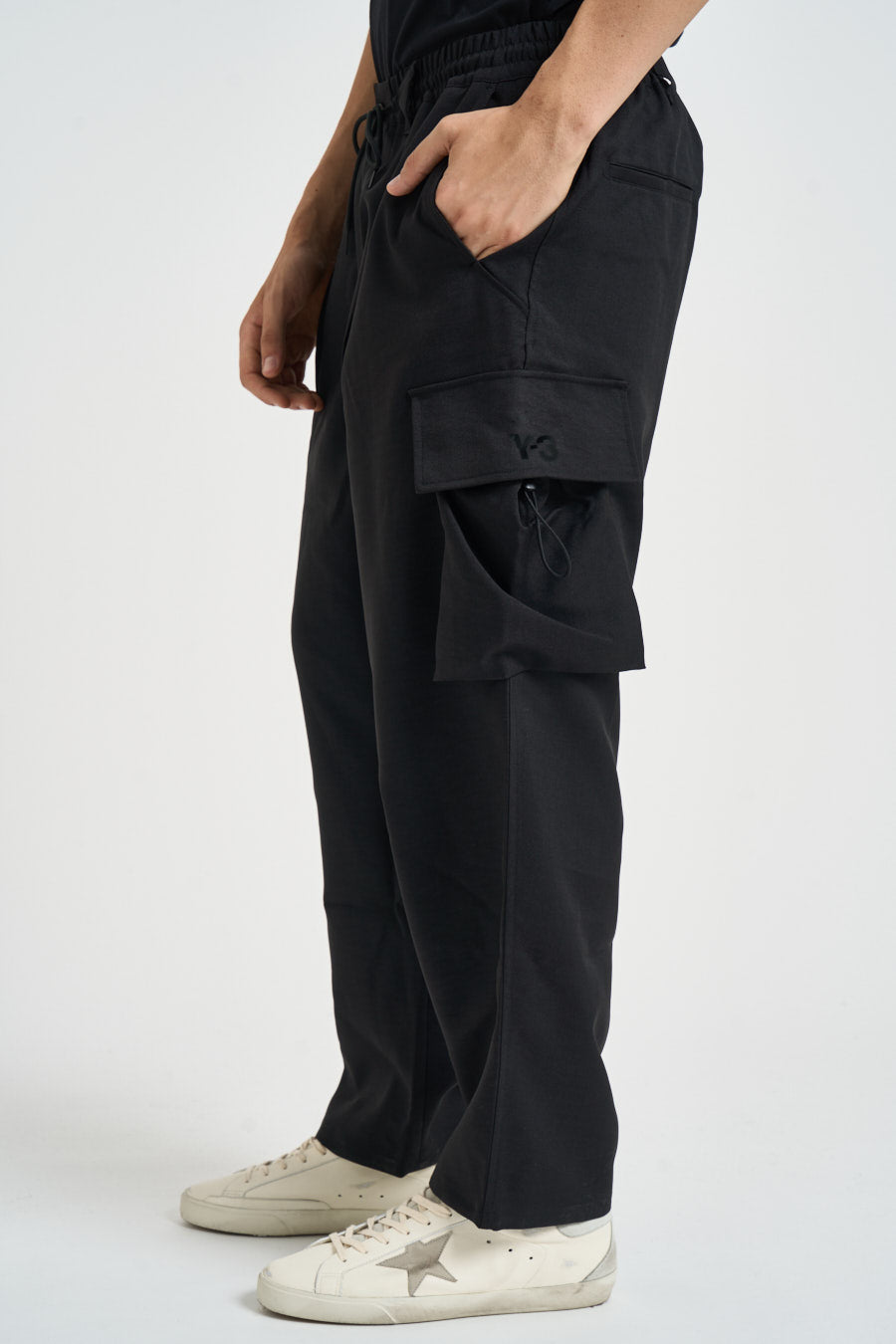 Pantalone uomo over fit nero KS7654 BLACK Y-3 
