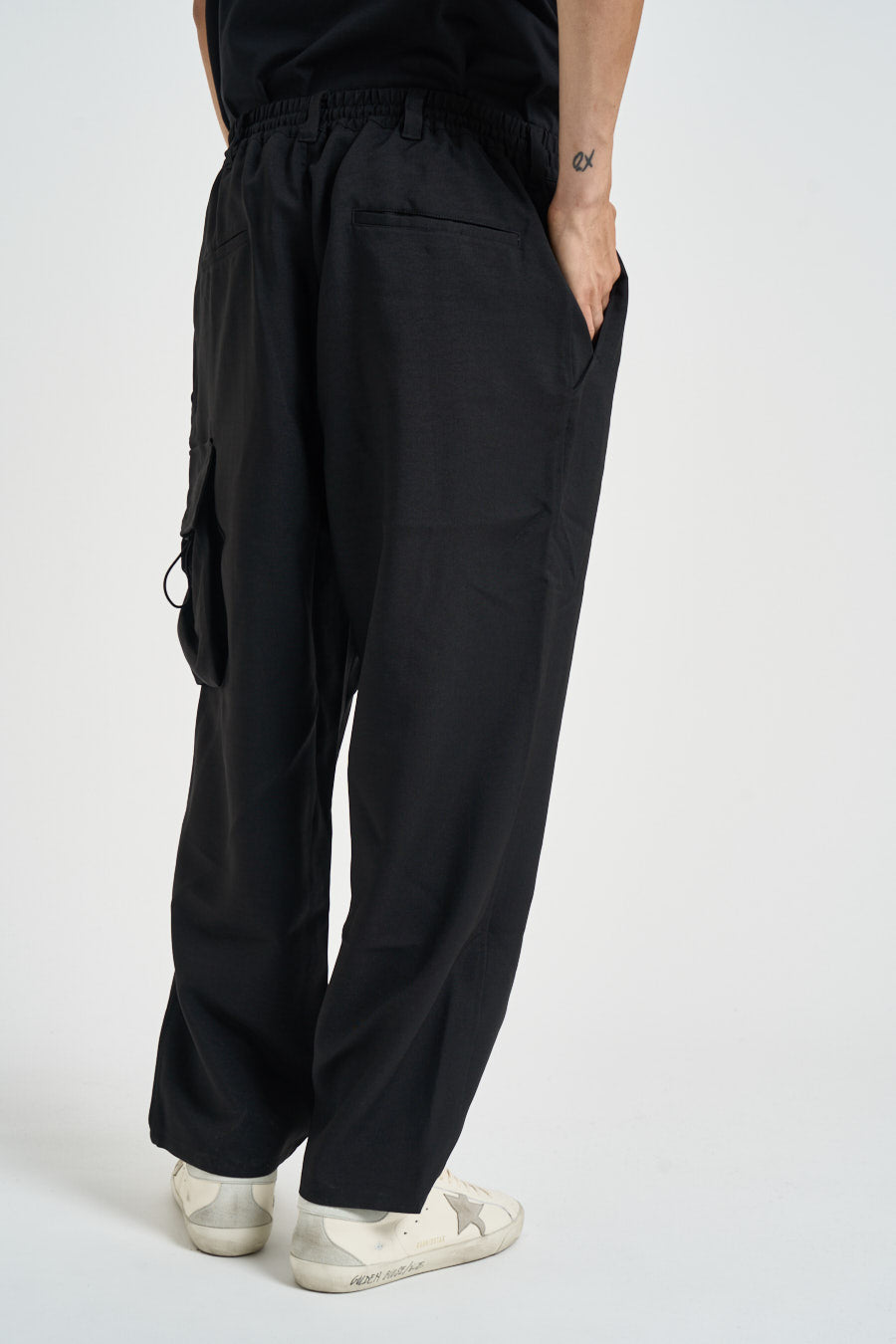 Pantalone uomo over fit nero KS7654 BLACK Y-3 