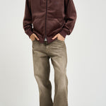 Felpa uomo effetto velluto bordeaux KT9786 NGTRED Y-3 