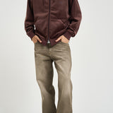 Felpa uomo effetto velluto bordeaux KT9786 NGTRED Y-3 