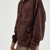 Felpa uomo effetto velluto bordeaux KT9786 NGTRED Y-3 