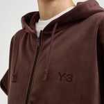 Felpa uomo effetto velluto bordeaux KT9786 NGTRED Y-3 