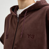 Felpa uomo effetto velluto bordeaux KT9786 NGTRED Y-3 