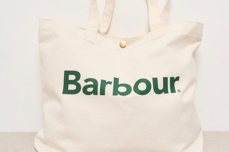 Borsa unisex tote ecru e verde UBA0733 GN71 BARBOUR 