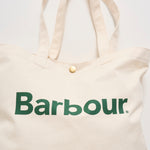 Borsa unisex tote ecru e verde UBA0733 GN71 BARBOUR 