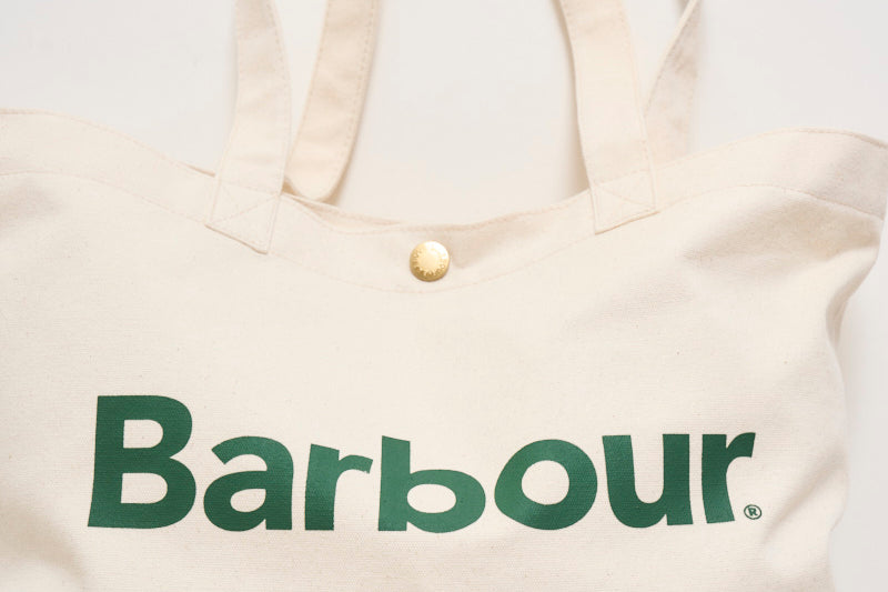 Borsa unisex tote ecru e verde UBA0733 GN71 BARBOUR 