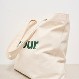 Borsa unisex tote ecru e verde UBA0733 GN71 BARBOUR 