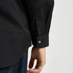 Camicia uomo con cuore nera AXB0020 BLACK COMME DES GARCON PLAY 