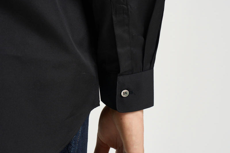 Camicia uomo con cuore nera AXB0020 BLACK COMME DES GARCON PLAY 