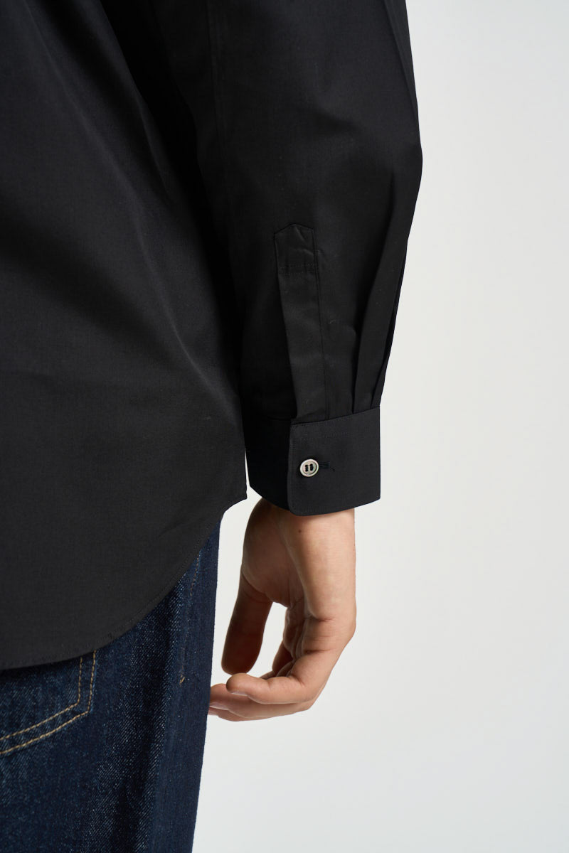 Camicia uomo con cuore nera AXB0020 BLACK COMME DES GARCON PLAY 