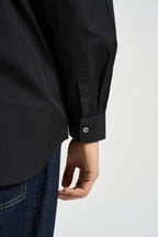 Camicia uomo con cuore nera AXB0020 BLACK COMME DES GARCON PLAY 