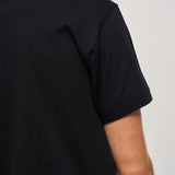 T-shirt uomo nera con cuore rosso AXT108 BLACK COMME DES GARCON PLAY 
