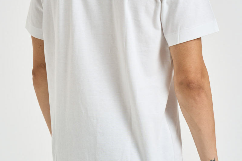 T-shirt uomo bianca con cuore rosso AXT108 WHITE COMME DES GARCON PLAY 