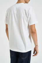 T-shirt uomo bianca con cuore rosso AXT108 WHITE COMME DES GARCON PLAY 