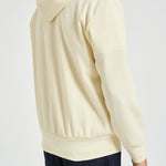 Felpa uomo con cappuccio e zip avorio AXT172 IVORY COMME DES GARCON PLAY 