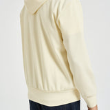 Felpa uomo con cappuccio e zip avorio AXT172 IVORY COMME DES GARCON PLAY 