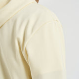 Felpa uomo con cappuccio e zip avorio AXT172 IVORY COMME DES GARCON PLAY 