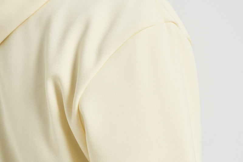 Felpa uomo con cappuccio e zip avorio AXT172 IVORY COMME DES GARCON PLAY 