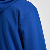 Felpa uomo con cappuccio e zip blu AXT172 NAVY COMME DES GARCON PLAY 