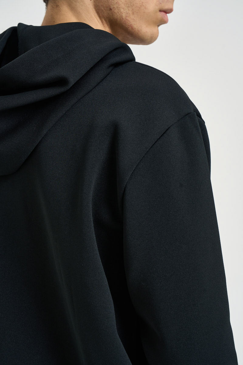 Felpa uomo con cappuccio nera AXT174 BLACK COMME DES GARCON PLAY 