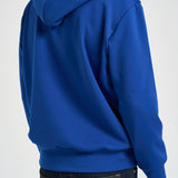 Felpa uomo con cappuccio blu AXT174 NAVY COMME DES GARCON PLAY 