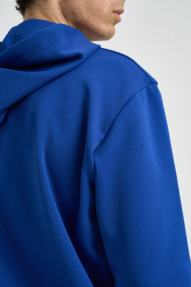 Felpa uomo con cappuccio blu AXT174 NAVY COMME DES GARCON PLAY 