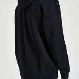 Felpa uomo con cappuccio e zip nera AXT294 BLACK COMME DES GARCON PLAY 