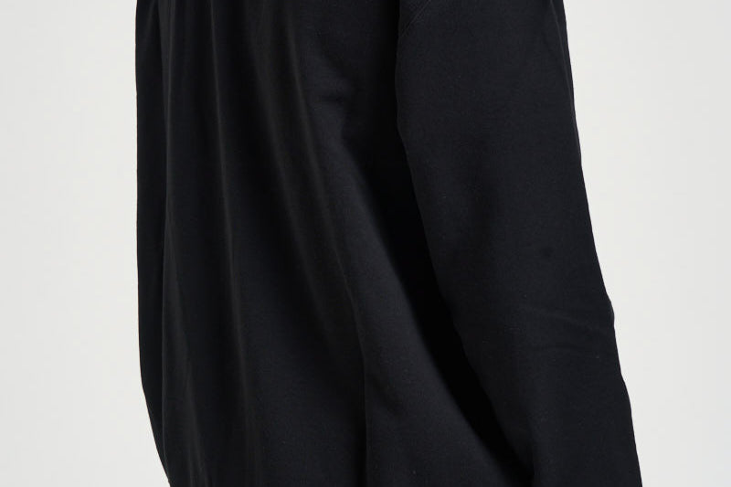 Felpa uomo con cappuccio e zip nera AXT294 BLACK COMME DES GARCON PLAY 