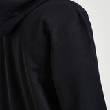 Felpa uomo con cappuccio e zip nera AXT294 BLACK COMME DES GARCON PLAY 