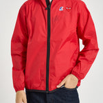 Impermeabile K-Way uomo con cappuccio rosso AZJ501 RED COMME DES GARCON PLAY 