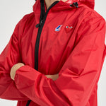 Impermeabile K-Way uomo con cappuccio rosso AZJ501 RED COMME DES GARCON PLAY 