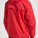 Impermeabile K-Way uomo con cappuccio rosso AZJ501 RED COMME DES GARCON PLAY 