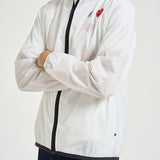 Impermeabile K-Way uomo con cappuccio bianco AZJ501 WHITE COMME DES GARCON PLAY 