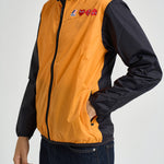 Giacca uomo con cappuccio arancione e nera AZJ505 ORANGEBLACK COMME DES GARCON PLAY 