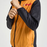 Giacca uomo con cappuccio arancione e nera AZJ505 ORANGEBLACK COMME DES GARCON PLAY 