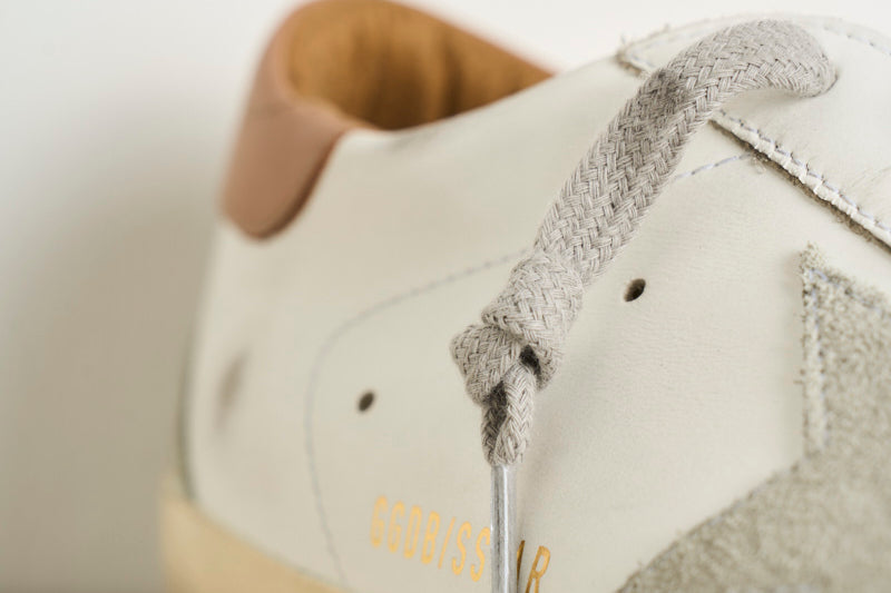 Sneakers uomo bianco e cammello GMF00102 F00218210803 GOLDEN GOOSE 