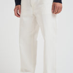 Jeans uomo dritto in denim bianco GMP01186 P00098010190 GOLDEN GOOSE 
