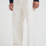 Jeans uomo dritto in denim bianco GMP01186 P00098010190 GOLDEN GOOSE 