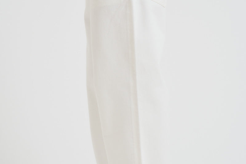 Jeans uomo dritto in denim bianco GMP01186 P00098010190 GOLDEN GOOSE 