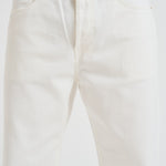 Jeans uomo dritto in denim bianco GMP01186 P00098010190 GOLDEN GOOSE 