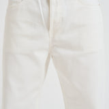 Jeans uomo dritto in denim bianco GMP01186 P00098010190 GOLDEN GOOSE 