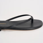 Sandalo donna infradito in pelle marrone 10165 NERO ACCADEMIE TESSILI 