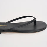 Sandalo donna infradito in pelle marrone 10165 NERO ACCADEMIE TESSILI 