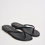Sandalo donna infradito in pelle marrone 10165 NERO ACCADEMIE TESSILI 